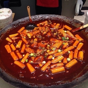 韩国美食辣炒年糕