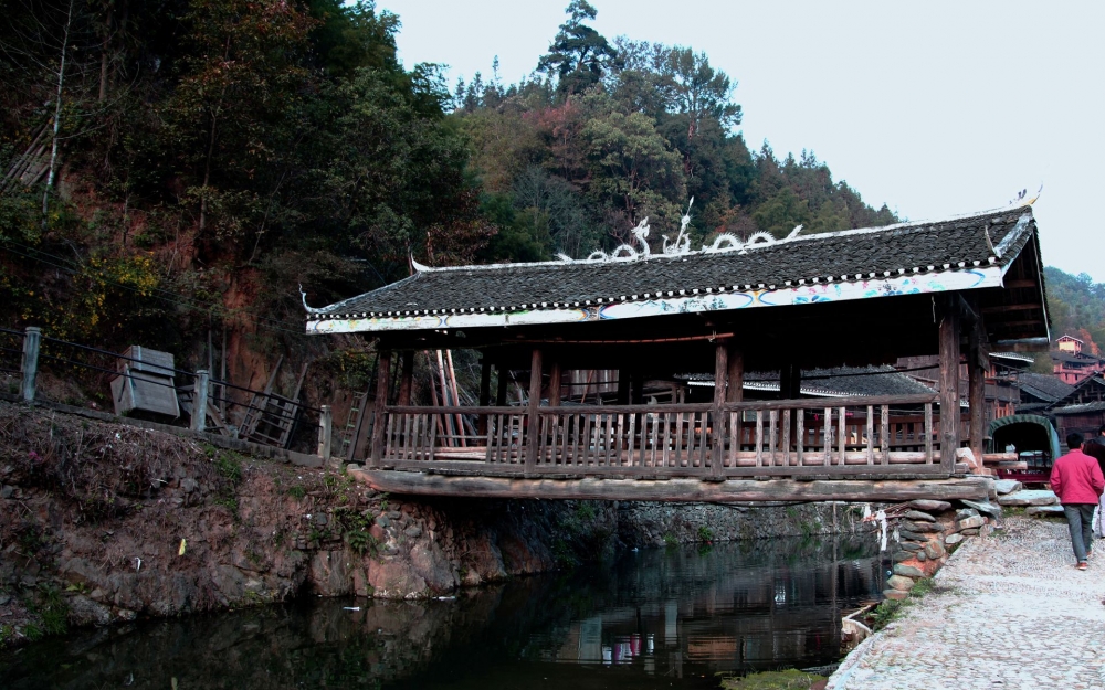贵州黎平古镇风光高清风景壁纸