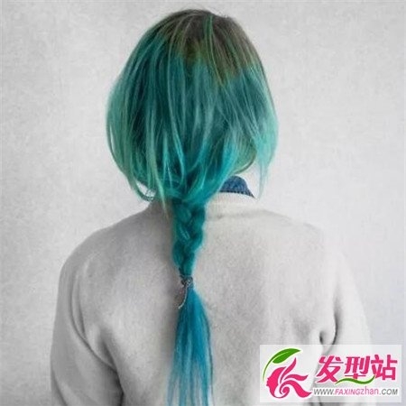 欧美系长发编发 最新编染发型合集