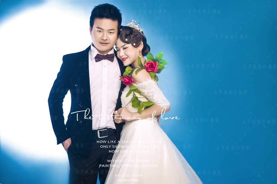 爱人相伴一生 婚纱照