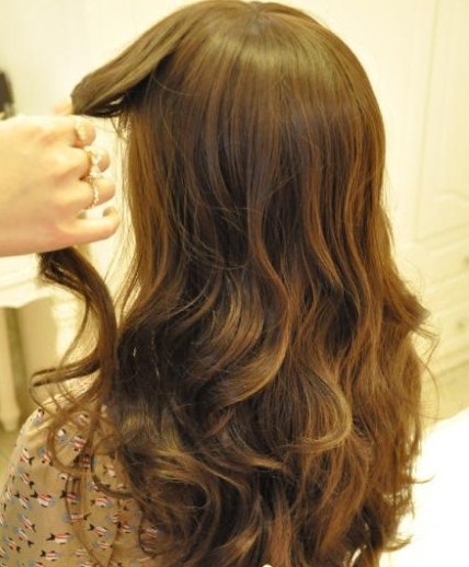 韩式公主发型扎法图解 半扎发更甜美