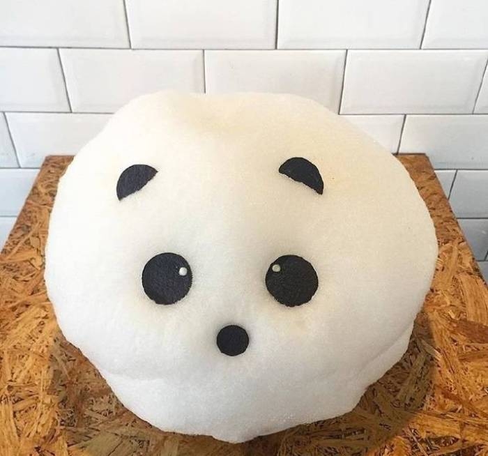 超大超萌的panda bingsu