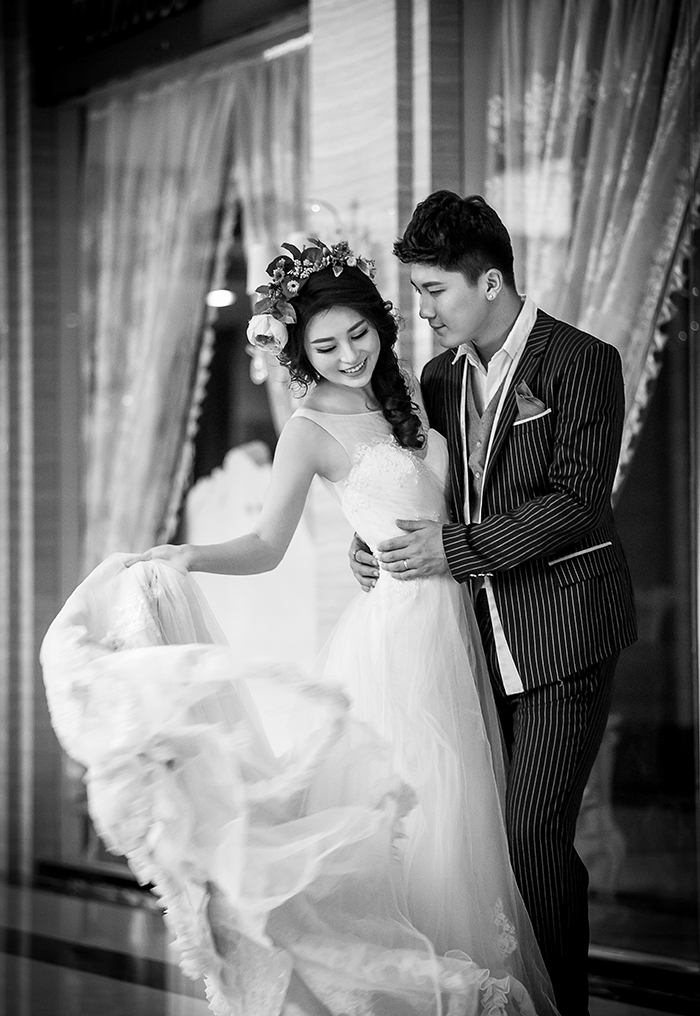 金色情缘 婚纱照
