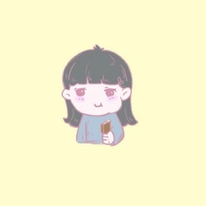 一对超萌的可爱卡通情侣头像素材