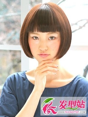 女生波波头短发发型 尽显摩登气质