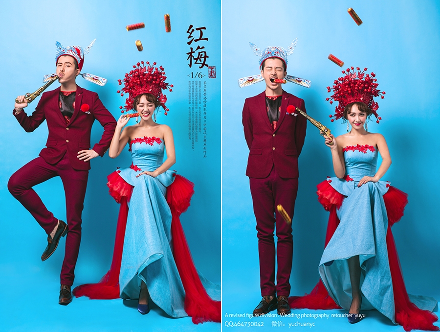 红梅 婚纱照