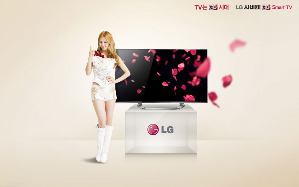 少女时代 LG 3D TV 广告高清桌面壁纸