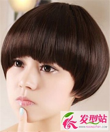 女生可爱锅盖头西瓜太郎发型 俏皮可爱倍显个性的短发