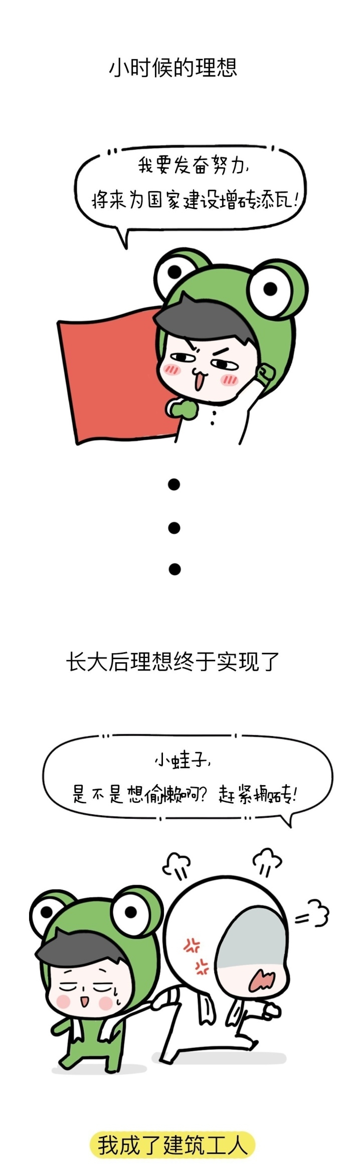 理想还是要有的 说不定哪天就实现了