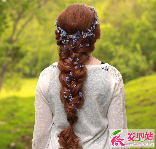 Flowerbraid鲜花编发图片大全