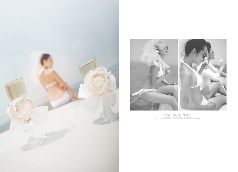 The yacht love 婚纱照