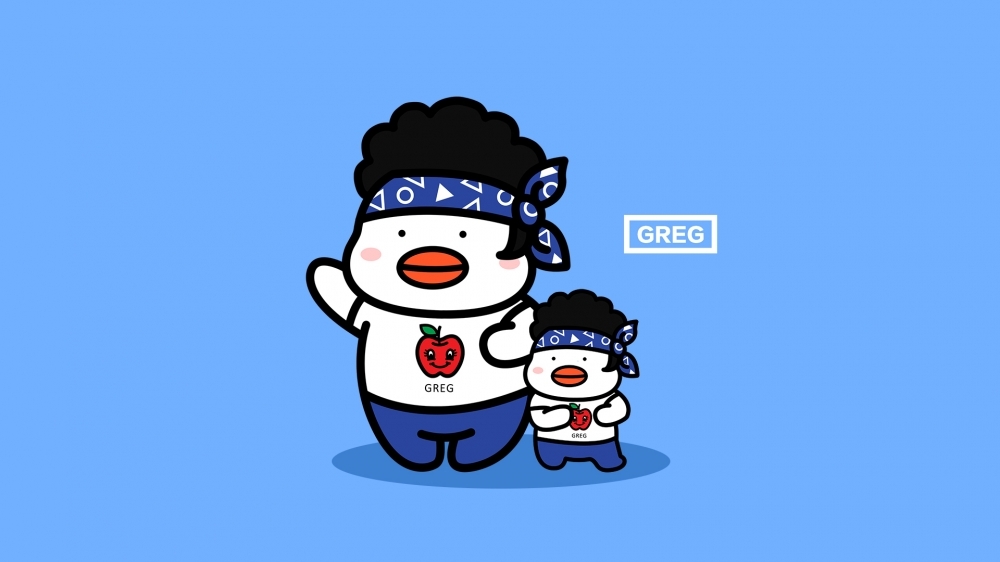 Luca熊可爱搞笑卡通图片桌面壁纸