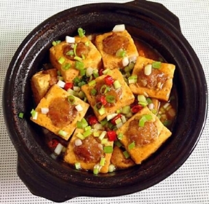 砂锅酿豆腐煲的简单做法