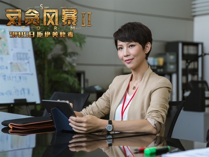 《反贪风暴2》蔡少芬剧照宽屏壁纸图片