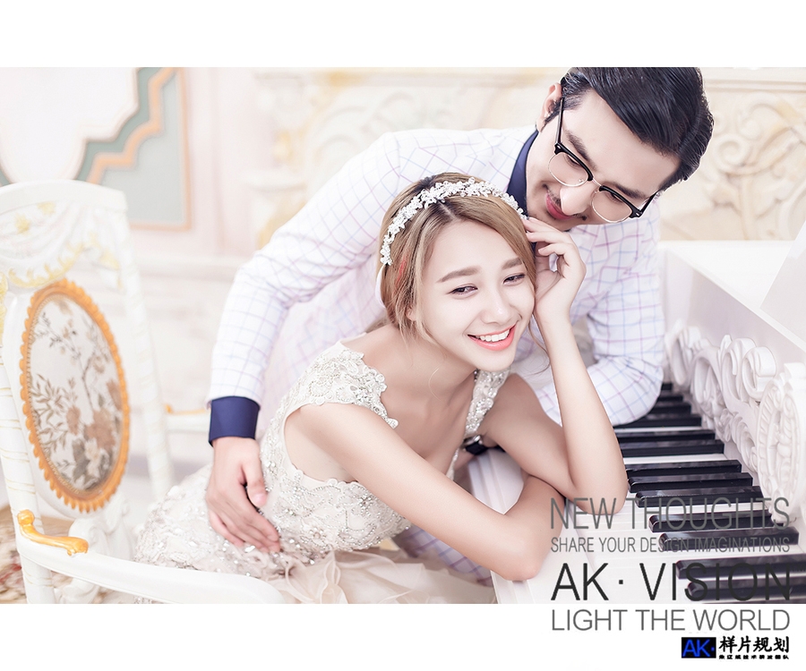 美丽的加冕 婚纱照