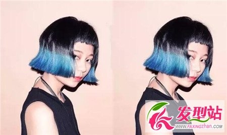 节日必备“骚气”发色 最新女生短发染发