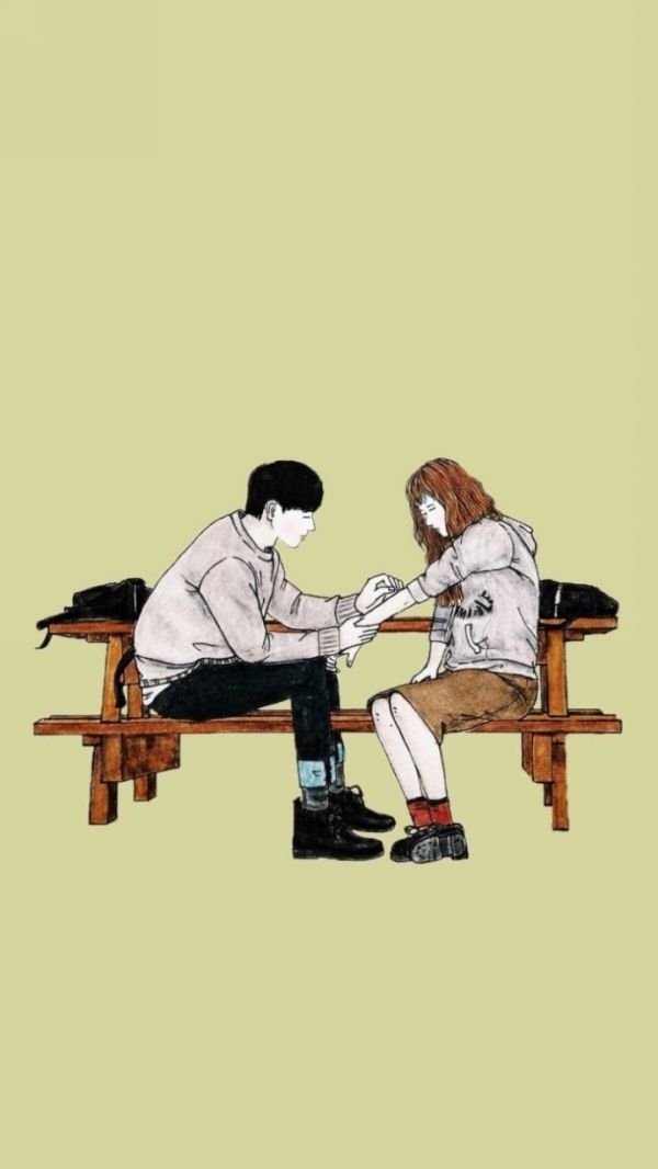 奶酪陷阱卡通情侣图片