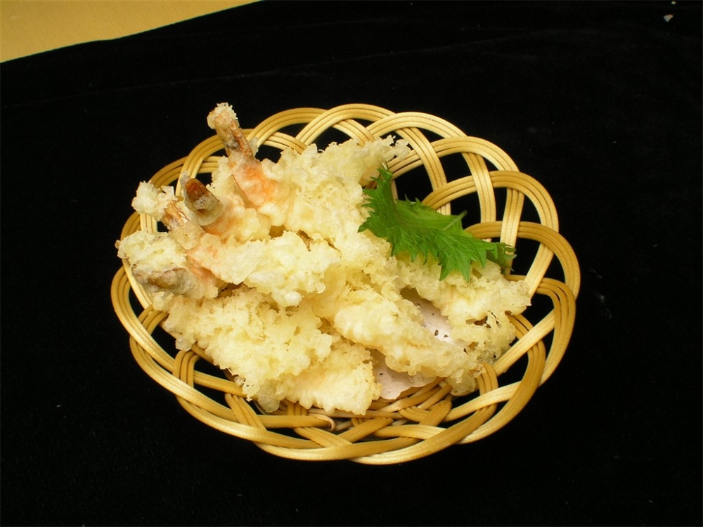 炸虾天妇萝日式韩式美食素材图片