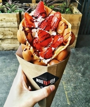 美食：鸡蛋仔冰激凌