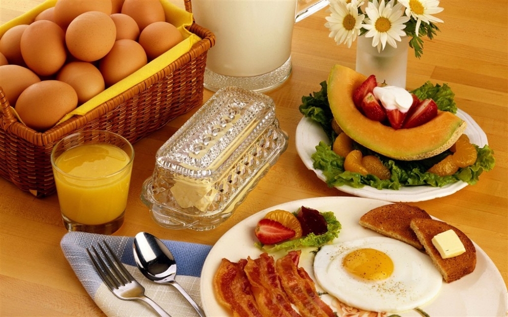 美食系列美味的早餐图