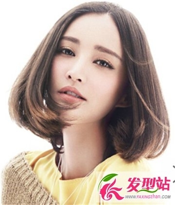 女生中分中短发发型 展现优雅淑女魅力