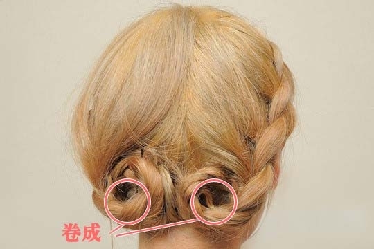 超甜美韩式辫子的编法图解
