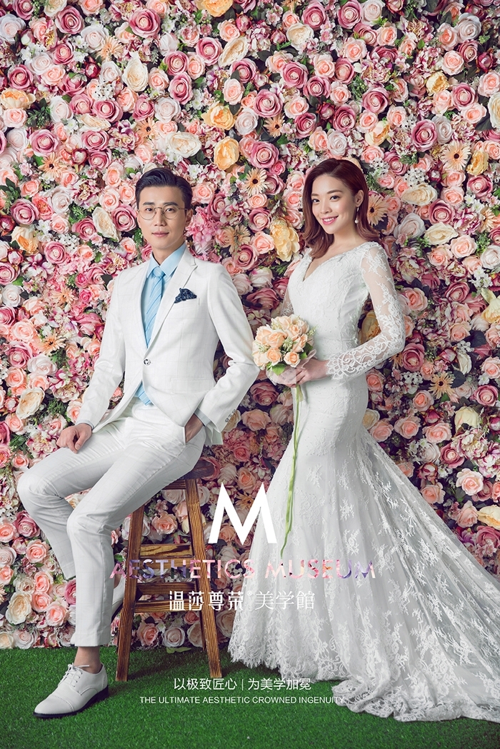 繁花锦簇 婚纱照