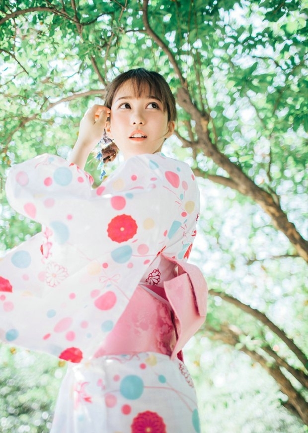 穿和服的唯美女生图片