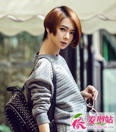 短发秋天时尚穿搭 2015潮流穿搭