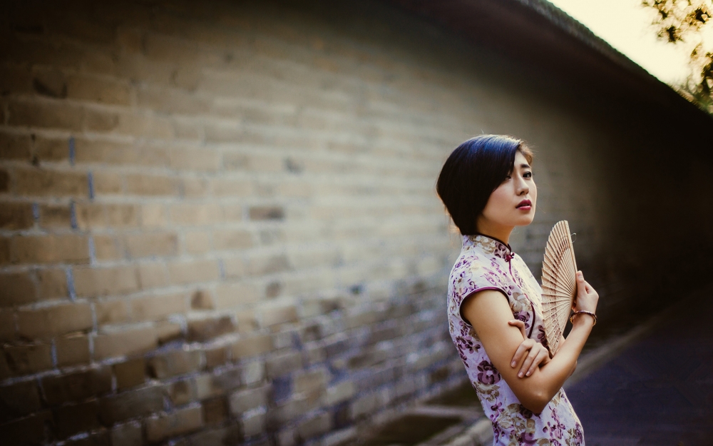 精选气质的旗袍古典美女诱惑艺术写真图片桌面壁纸高清