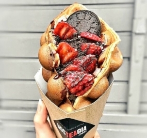美食：鸡蛋仔冰激凌