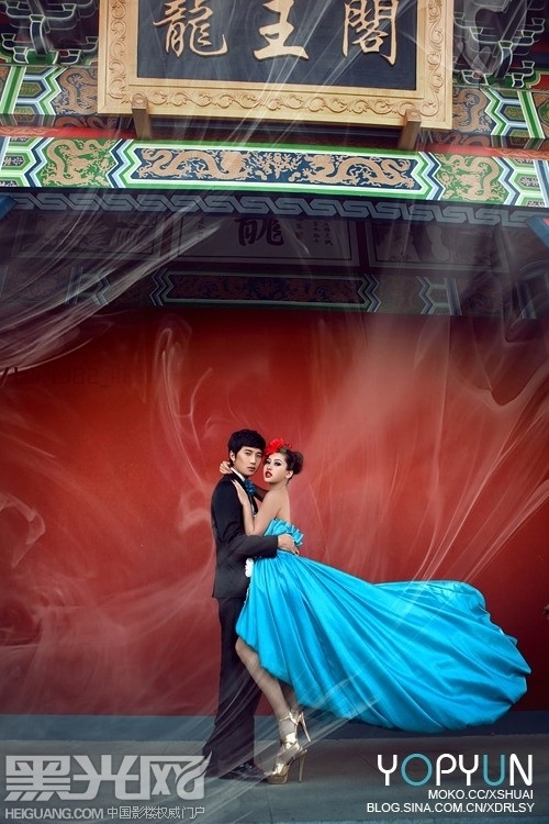 龙王阁 婚纱照