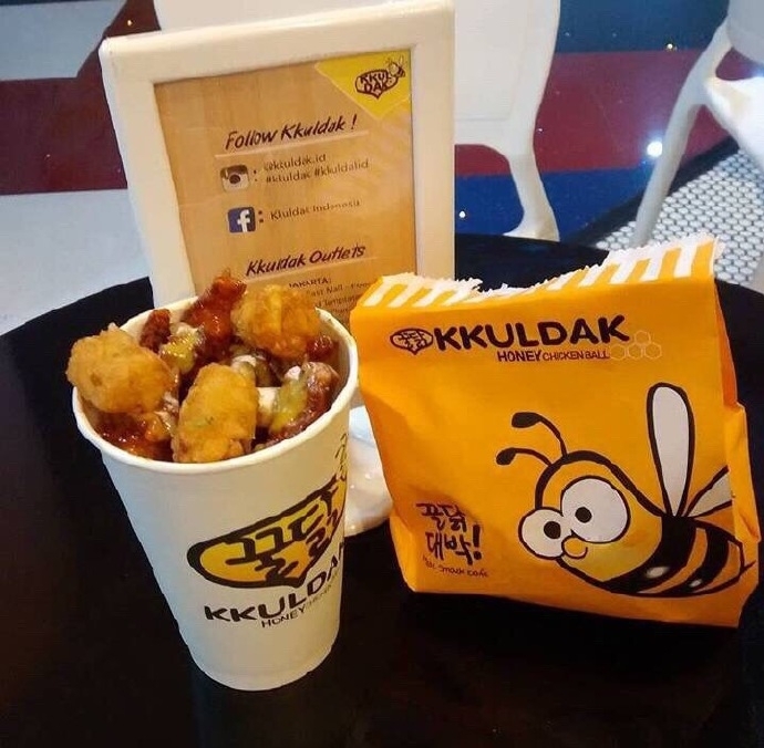 大宝：韩国kkuldak蜂蜜炸鸡