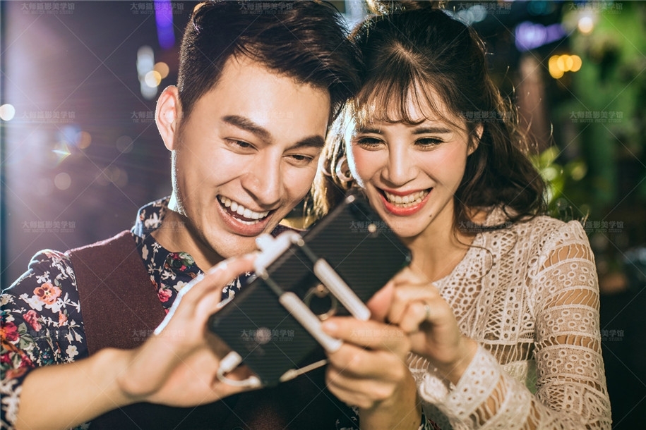 夜色恬静 婚纱照