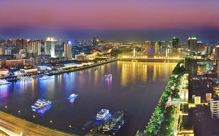 城市唯美建筑夜景图片壁纸