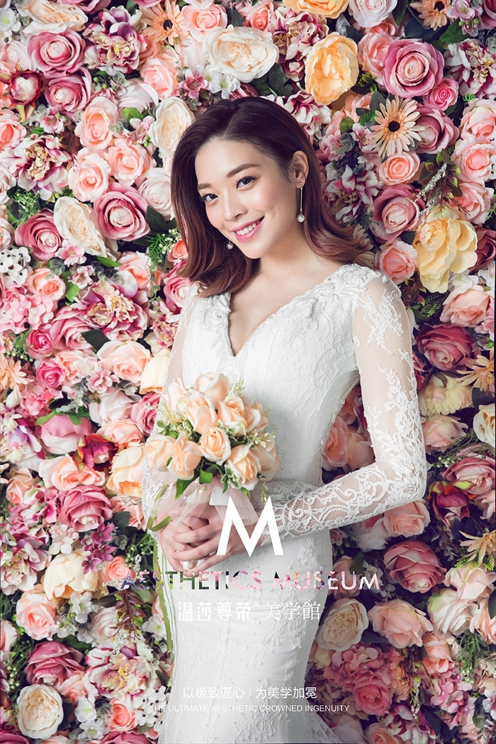 繁花锦簇 婚纱照
