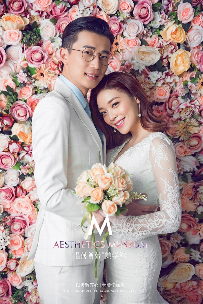 繁花锦簇 婚纱照