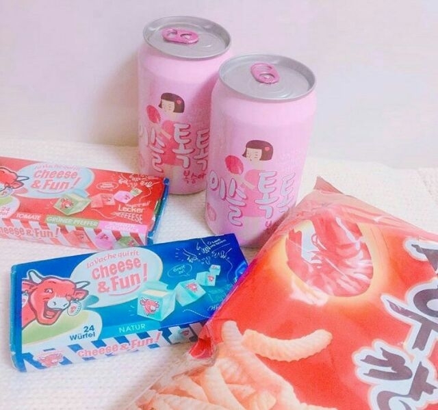 水蜜桃味碳酸酒 이슬톡톡