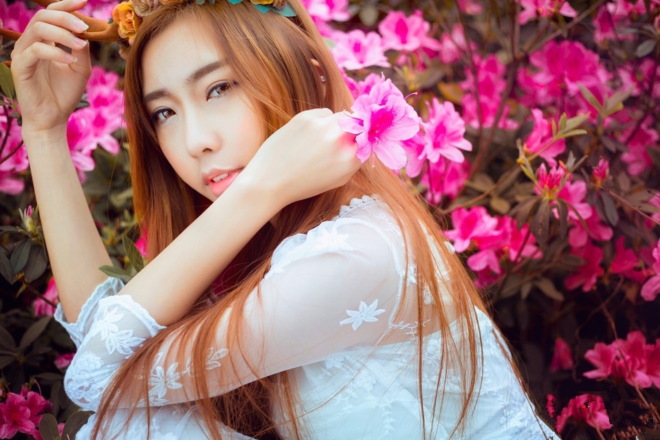 小清新美女森系女生青春唯美图片