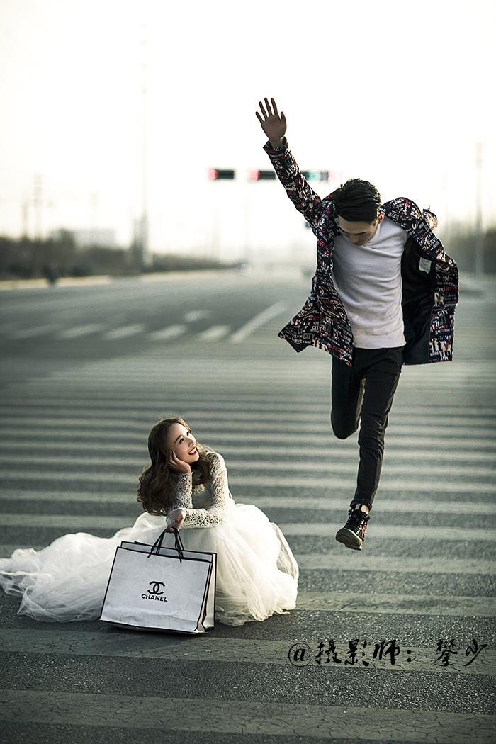 带你飞 婚纱照