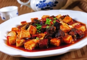 唯美菜肴麻婆豆腐