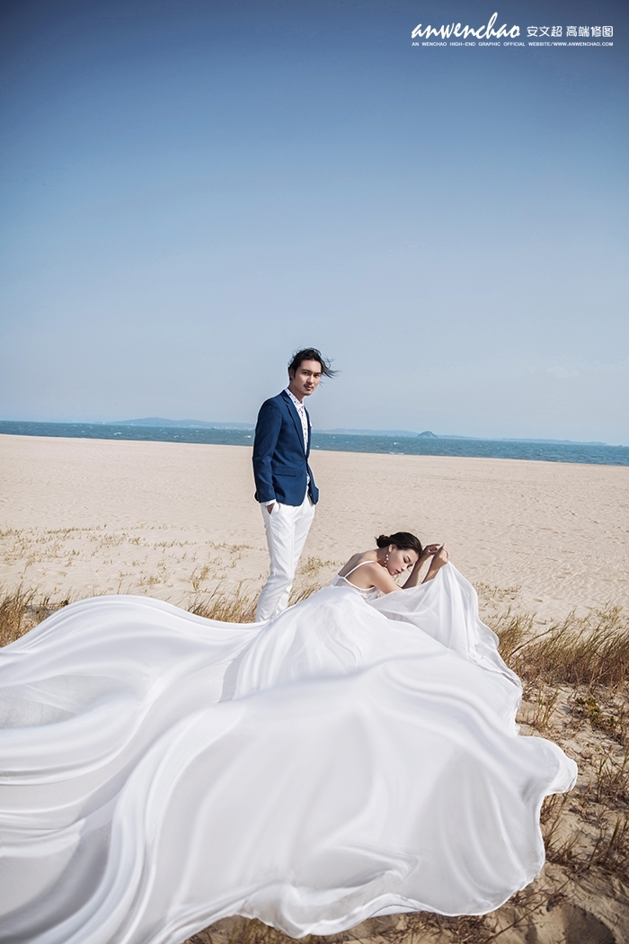 海风轻袭 婚纱照
