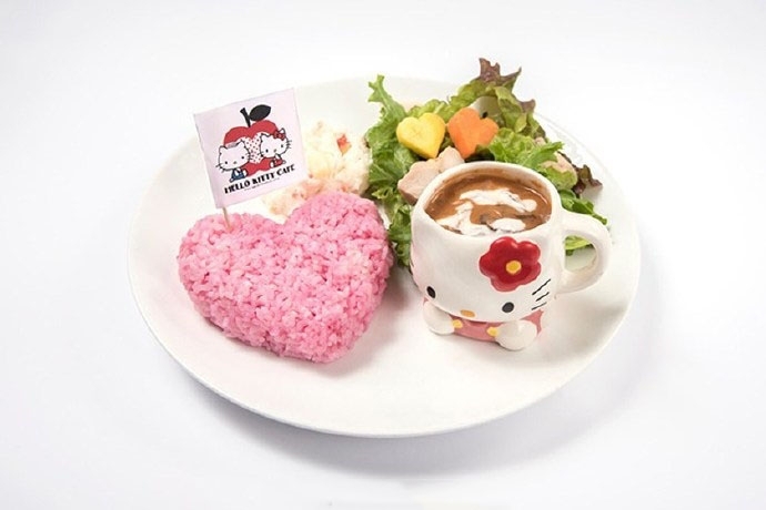 Hello Kitty Love限定餐点 少女心炸裂