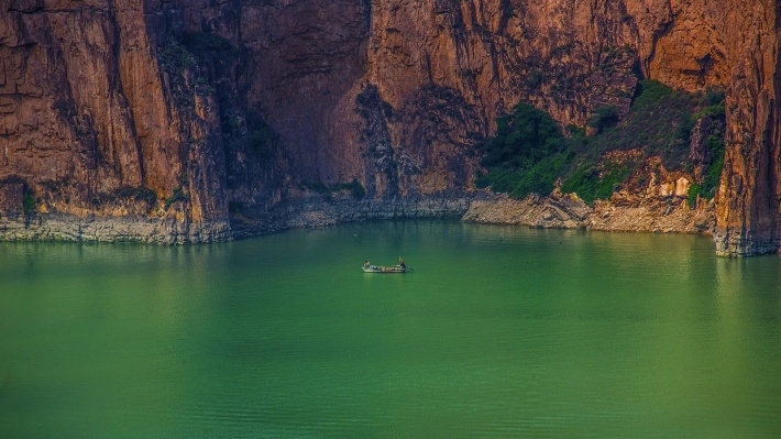 老牛湾自然风景高清桌面壁纸