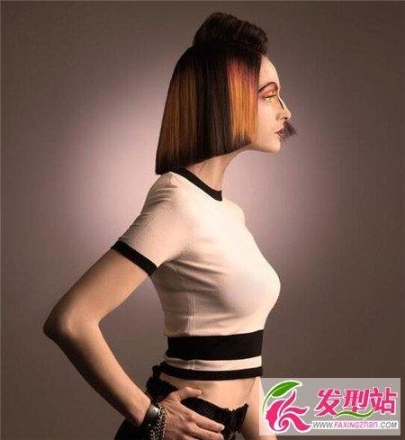 梦幻非主流彩色染发图片