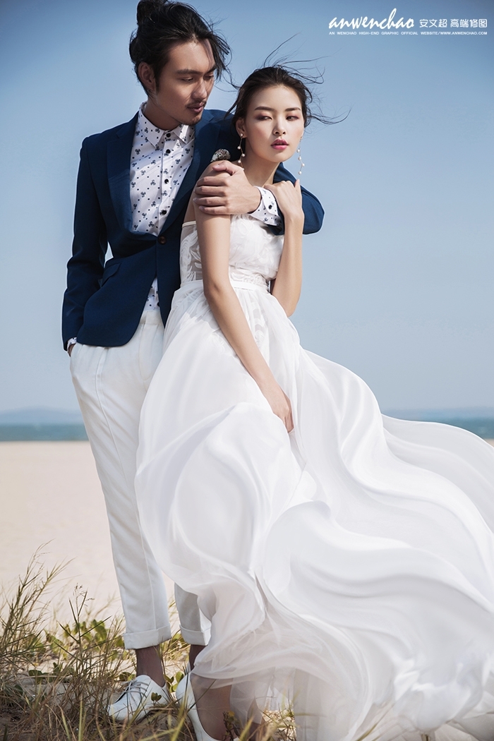 海风轻袭 婚纱照
