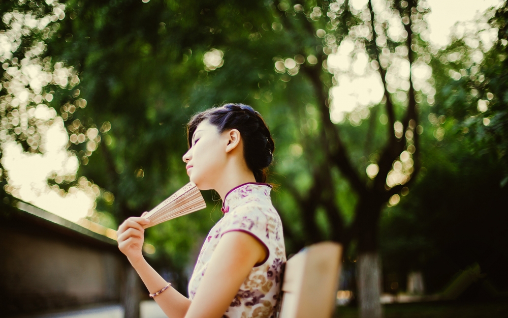 精选气质的旗袍古典美女诱惑艺术写真图片桌面壁纸高清