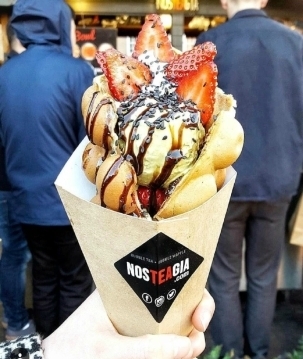 美食：鸡蛋仔冰激凌