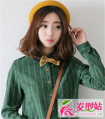 女生中分中短发发型 展现优雅淑女魅力