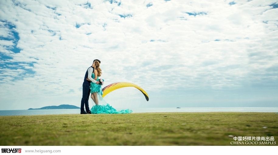 三亚湾恋人 婚纱照